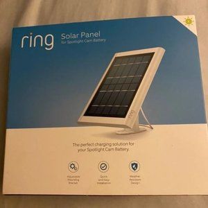 Ring solar panel in White